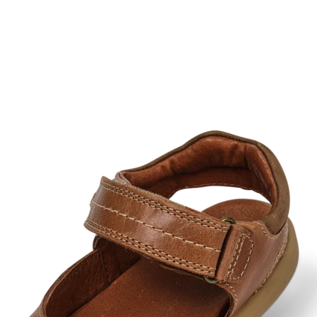 Bobux Driftwood Caramel Kids Leather Sandals