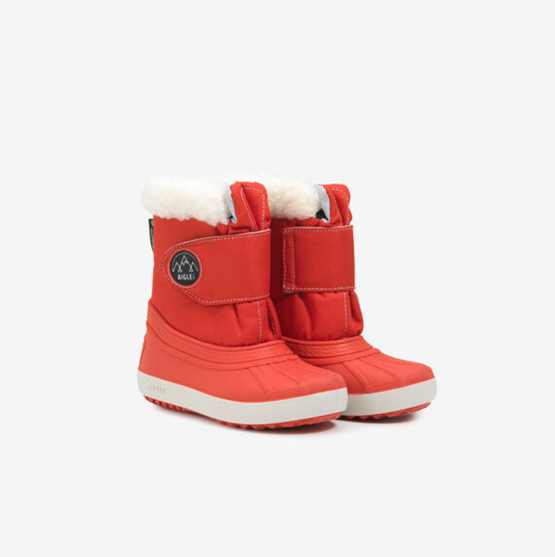 AIGLE - EXPLORUS KID SNOW BOOTS ROUGE RED