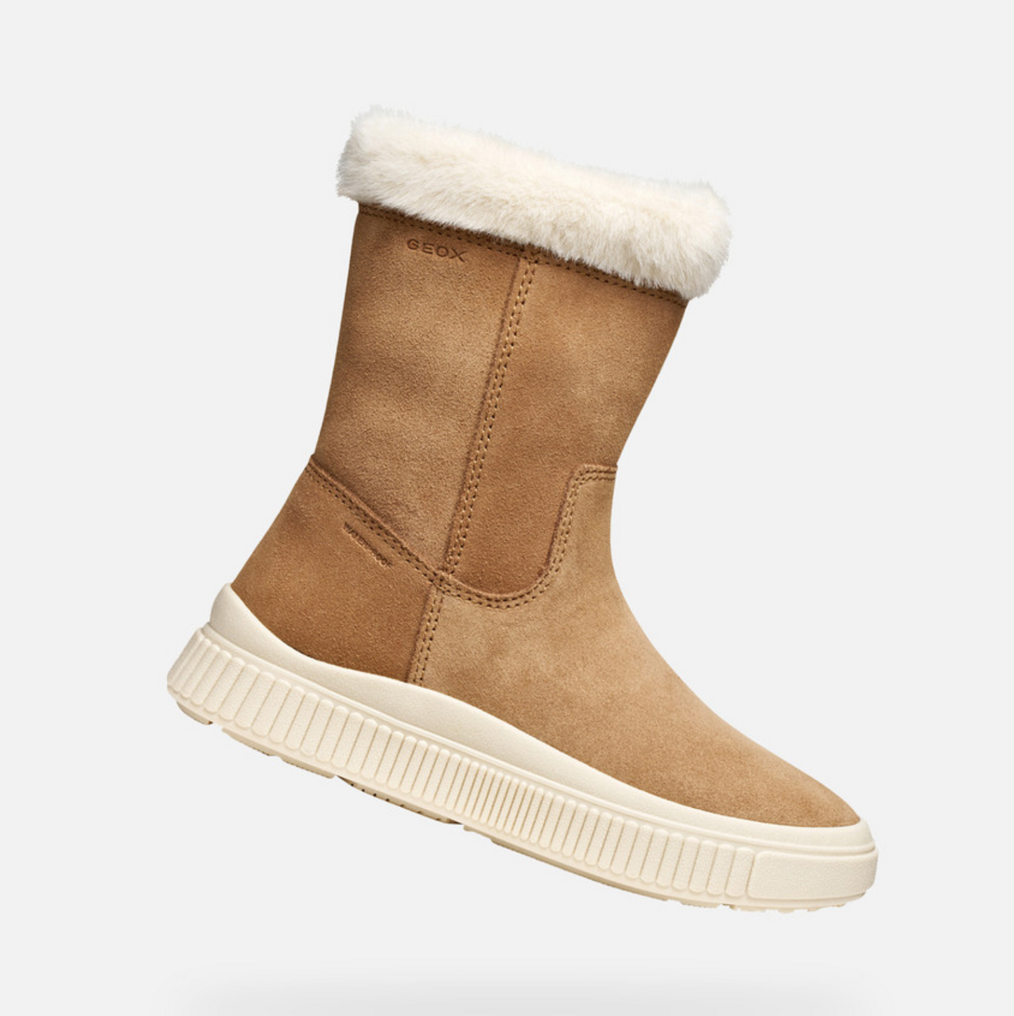 GEOX - Laquinny Girl Waterproof Fur-trimmed ankle boots