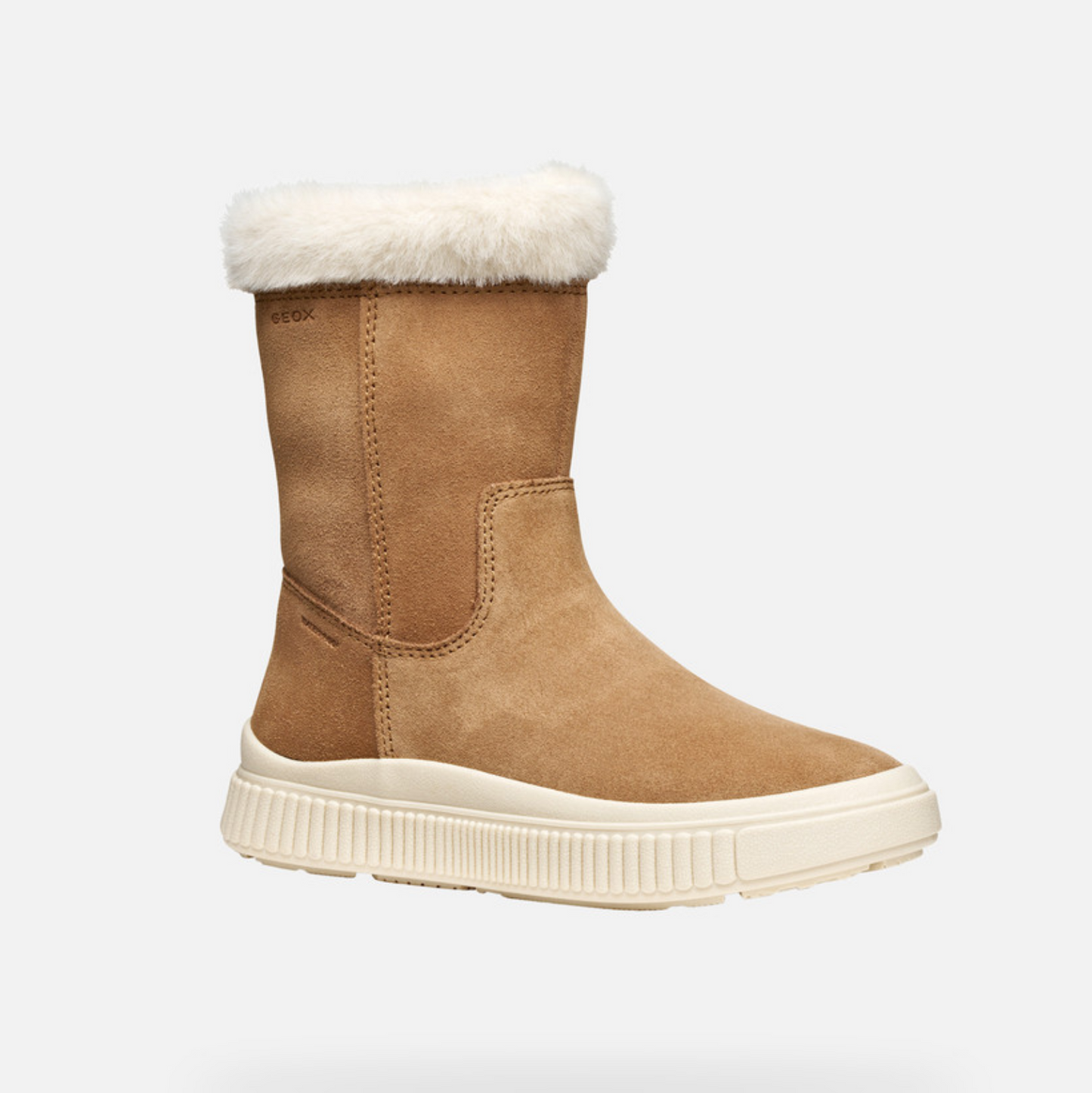 GEOX - Laquinny Girl Waterproof Fur-trimmed ankle boots