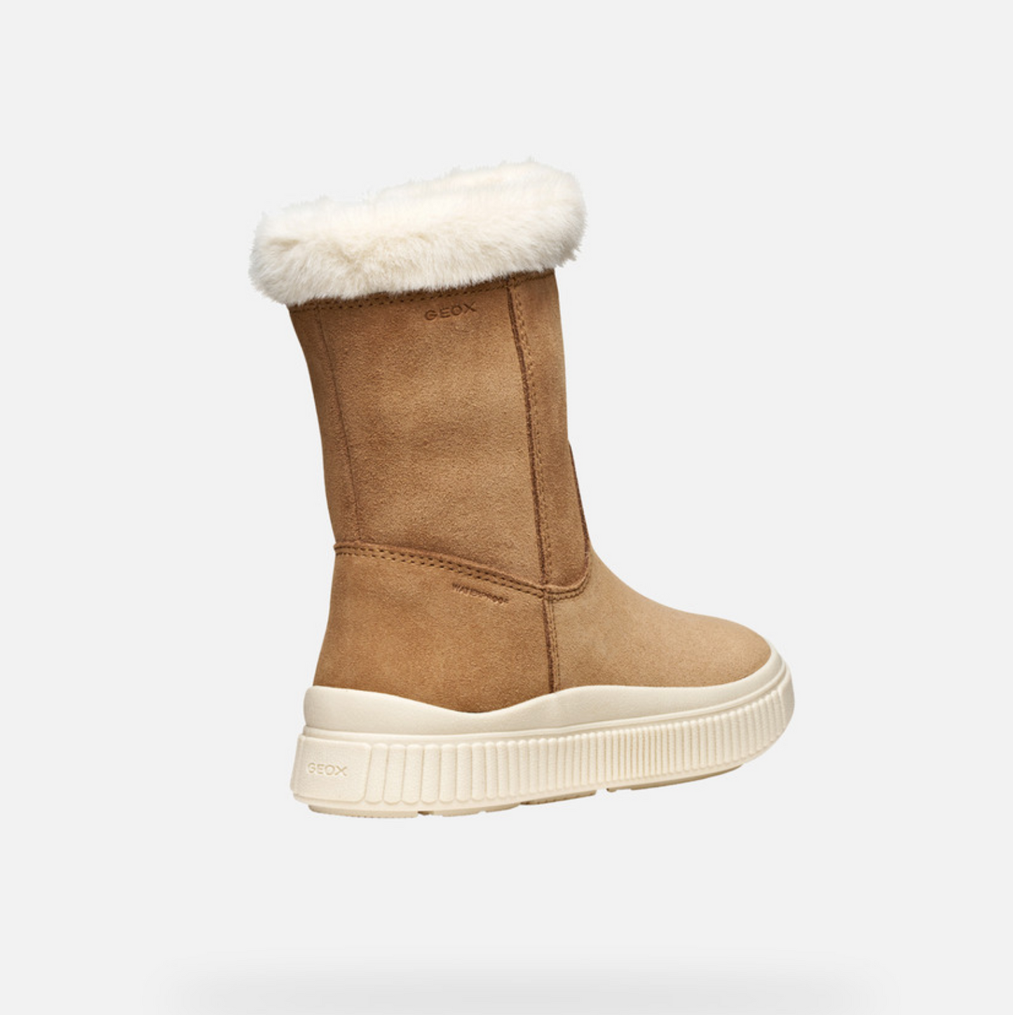 GEOX - Laquinny Girl Waterproof Fur-trimmed ankle boots