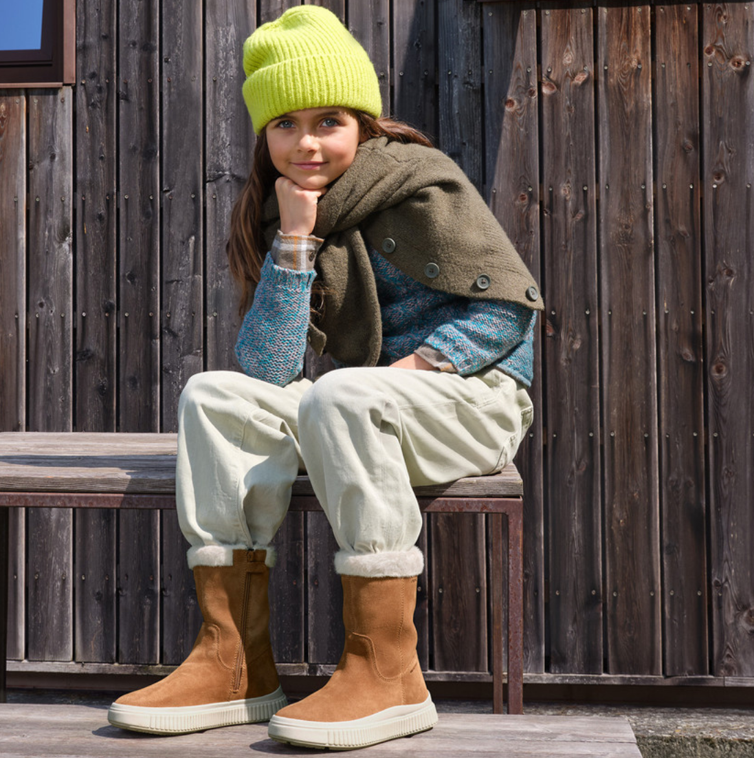 GEOX - Laquinny Girl Waterproof Fur-trimmed ankle boots