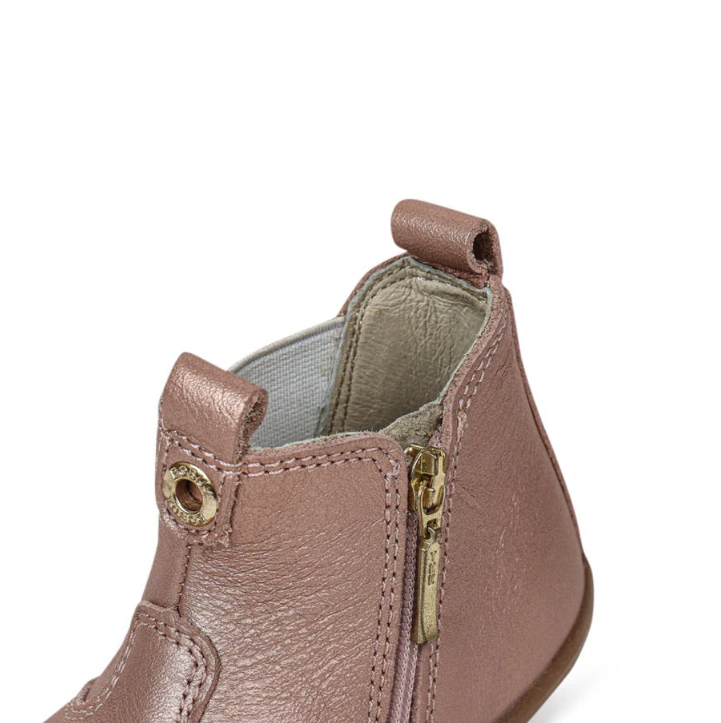 BOBUX JODHPUR LEATHER CHELSEA BOOT - ROSE GOLD