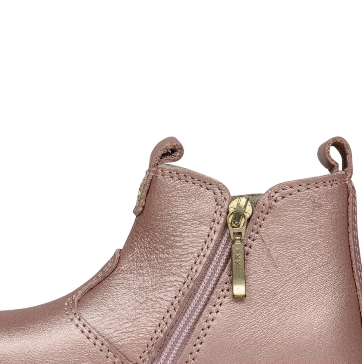 BOBUX JODHPUR LEATHER CHELSEA BOOT - ROSE GOLD