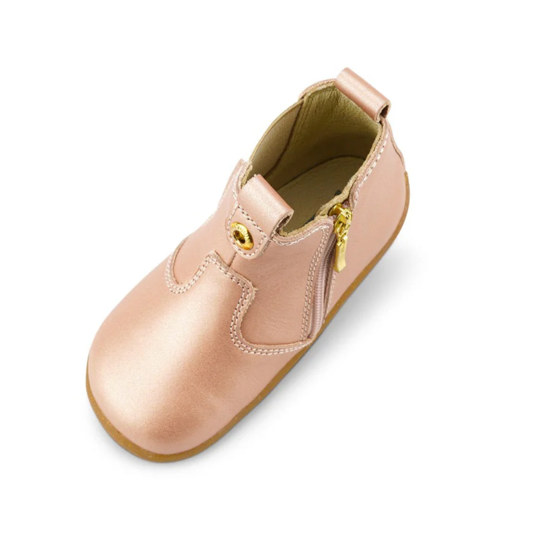 BOBUX JODHPUR LEATHER CHELSEA BOOT - ROSE GOLD