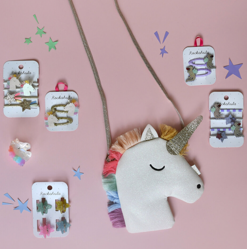 ROCKAHULA - Rainbow Unicorn Clips