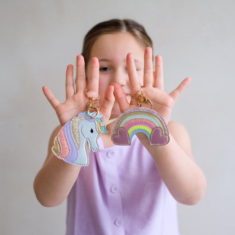 MIMI AND LULA - Rainbow keyring