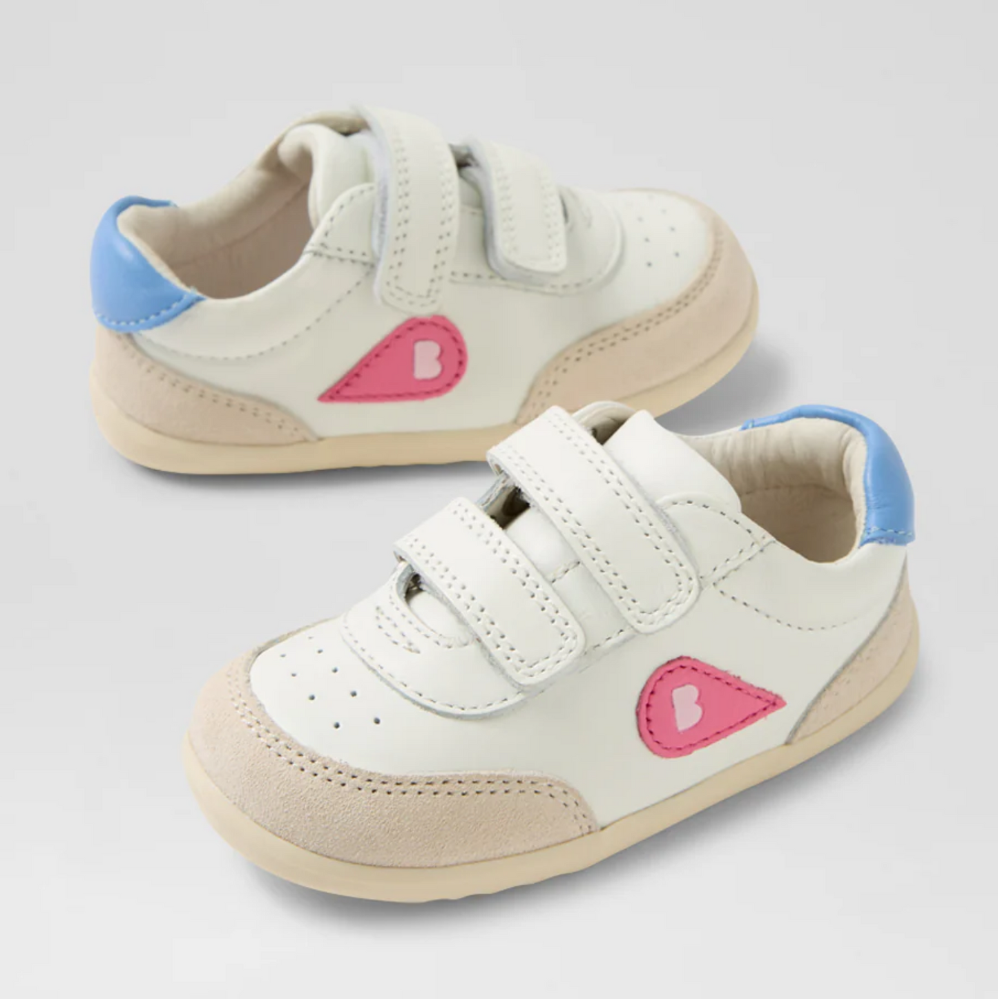 BOBUX CHAMP TRAINER - CHALK + PINK LEMONADE