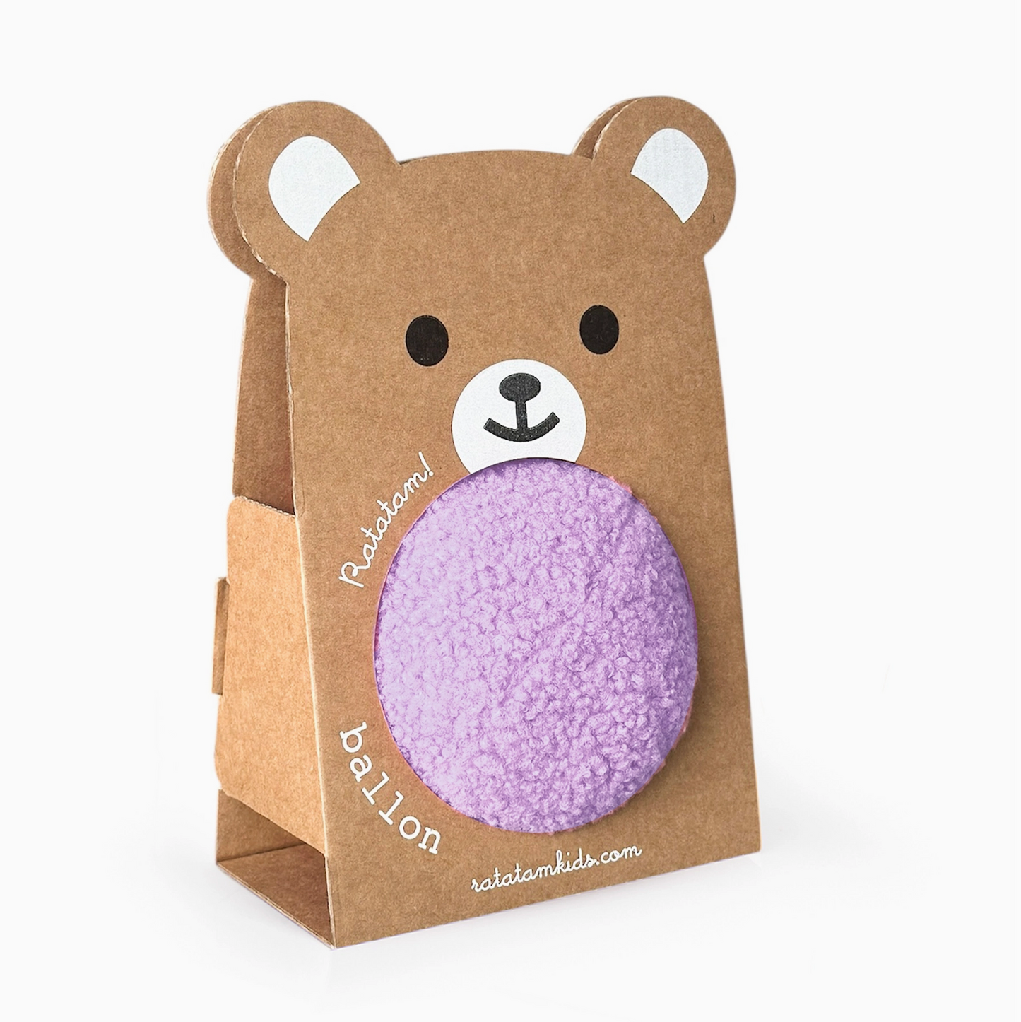 RATATAM Baby Teddy Bear Ball 12cm - Lilac
