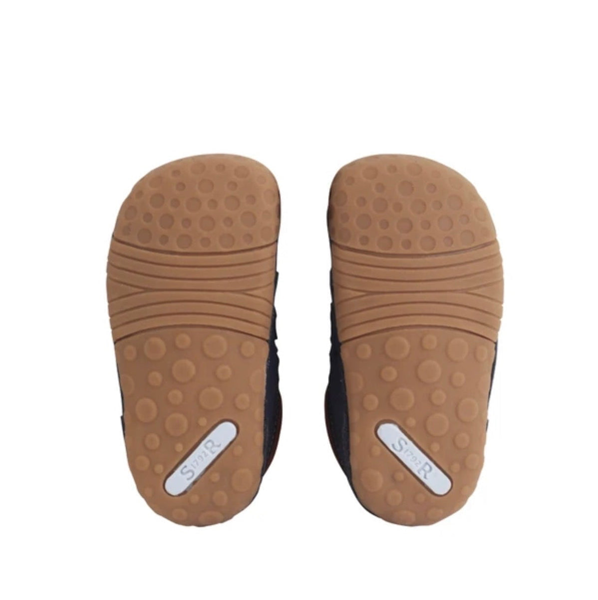 STARTRITE - PIP - NAVY LEATHER VELCRO PRE-WALKERS