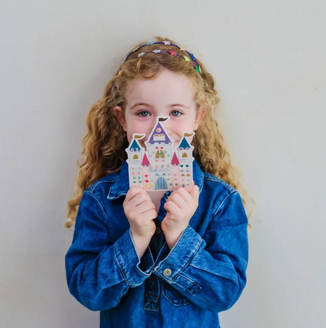MIMI AND LULA - Rainbow castle stick on earrings