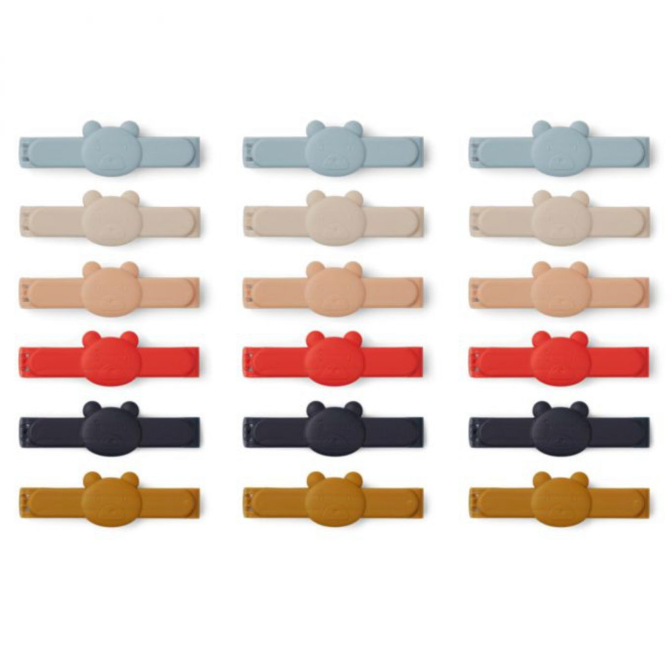 Liewood Gonzo Bag Clips - Mr Bear/Multi Mix