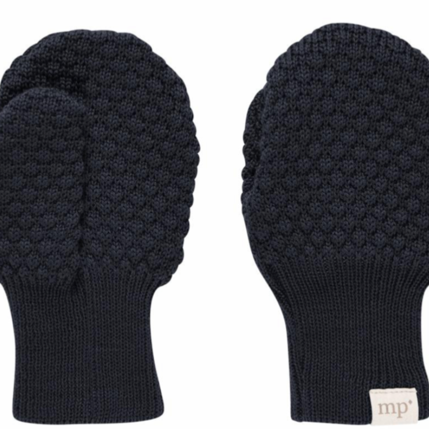 MP Denmark Oslo Wool Mittens - Navy
