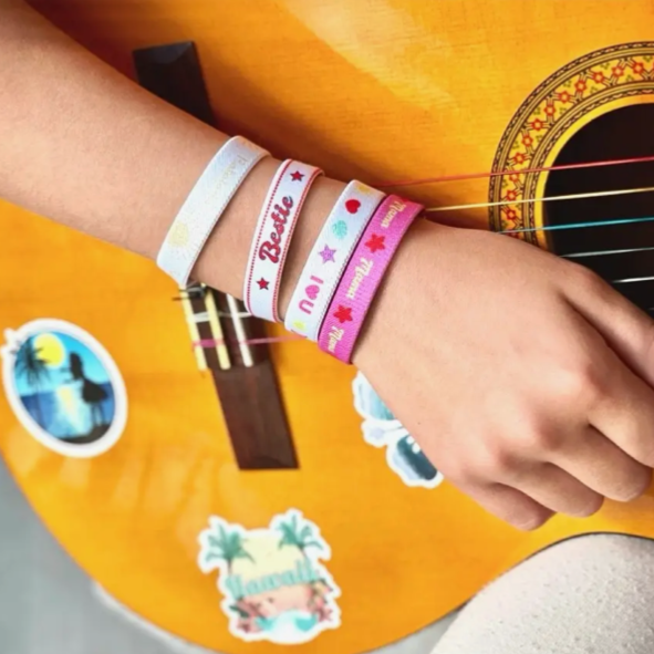 Ratatam I Love You Multicolour Elastic Bracelet
