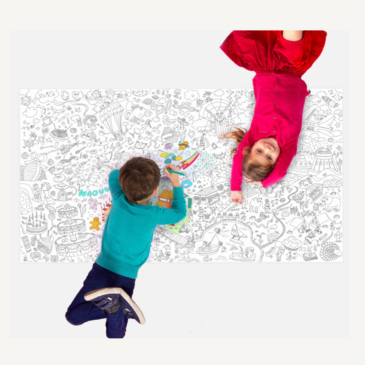 OMY Fantastic - XXL Colouring Poster