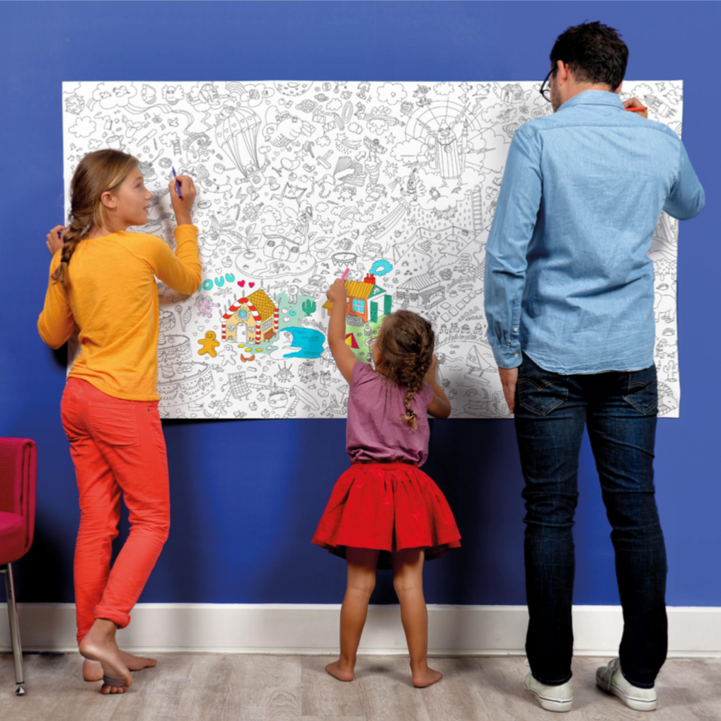 OMY Fantastic - XXL Colouring Poster