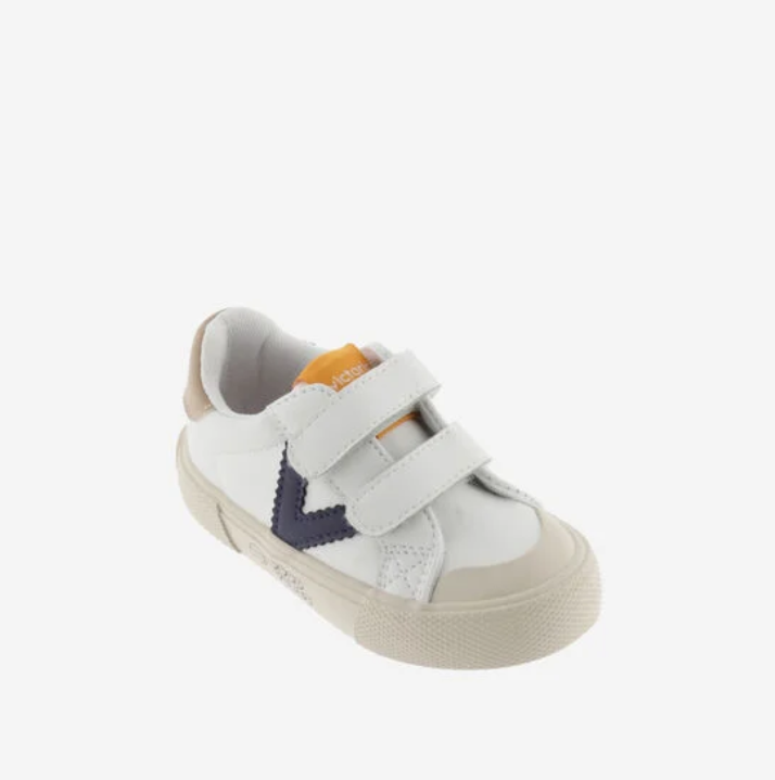 Victoria TRIBU Velcro Marino Faux Leather Trainers