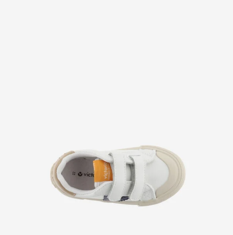 Victoria TRIBU Velcro Marino Faux Leather Trainers