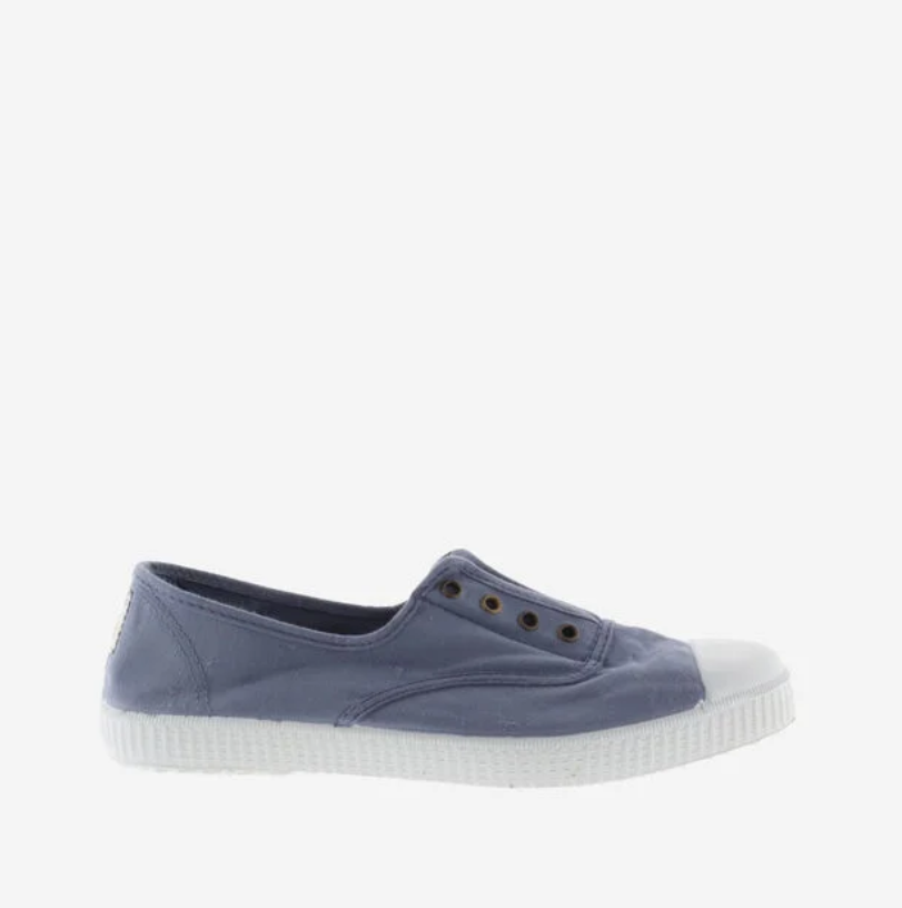 Victoria 1915 Canvas Elastic Plimsoll Blue Azul
