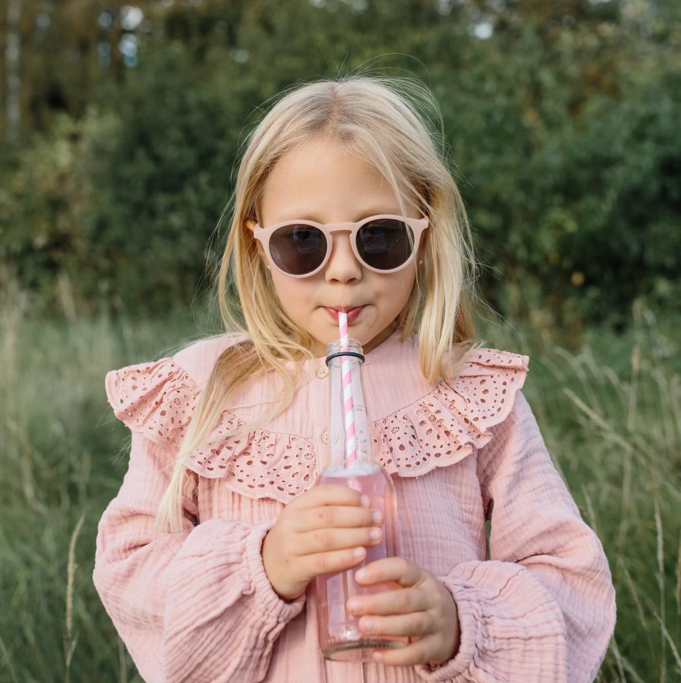 LEOSUN KIDS SUNGLASSES 3+ YEARS | DUSTY PINK