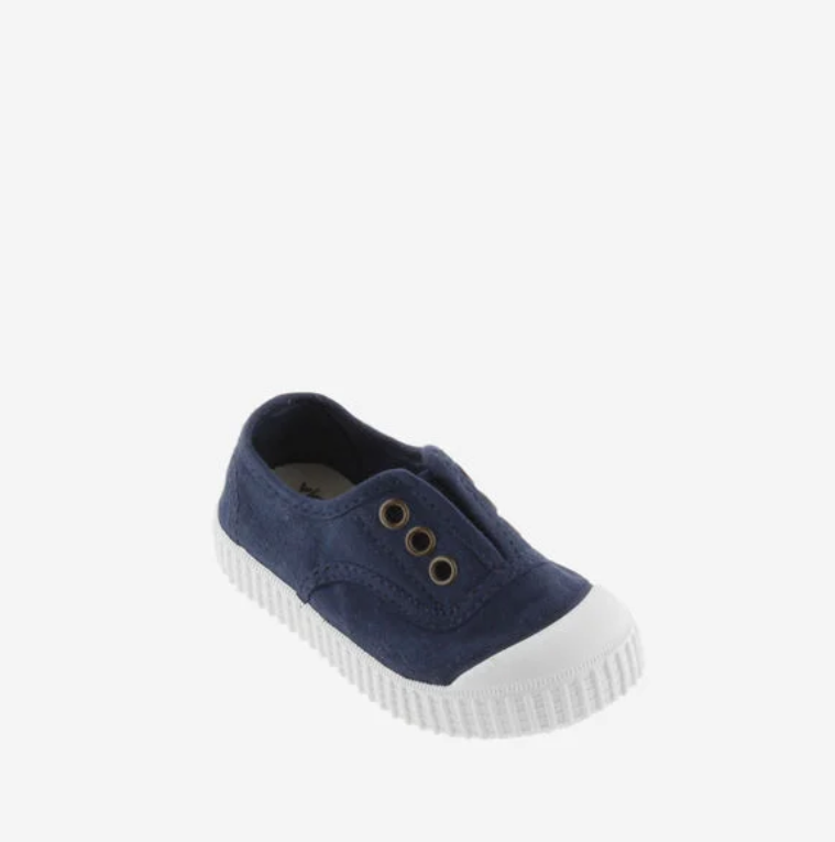 Victoria 1915 Canvas Elastic Plimsoll Marino Navy