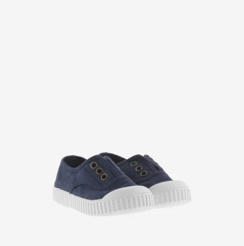 Victoria 1915 Canvas Elastic Plimsoll Marino Navy