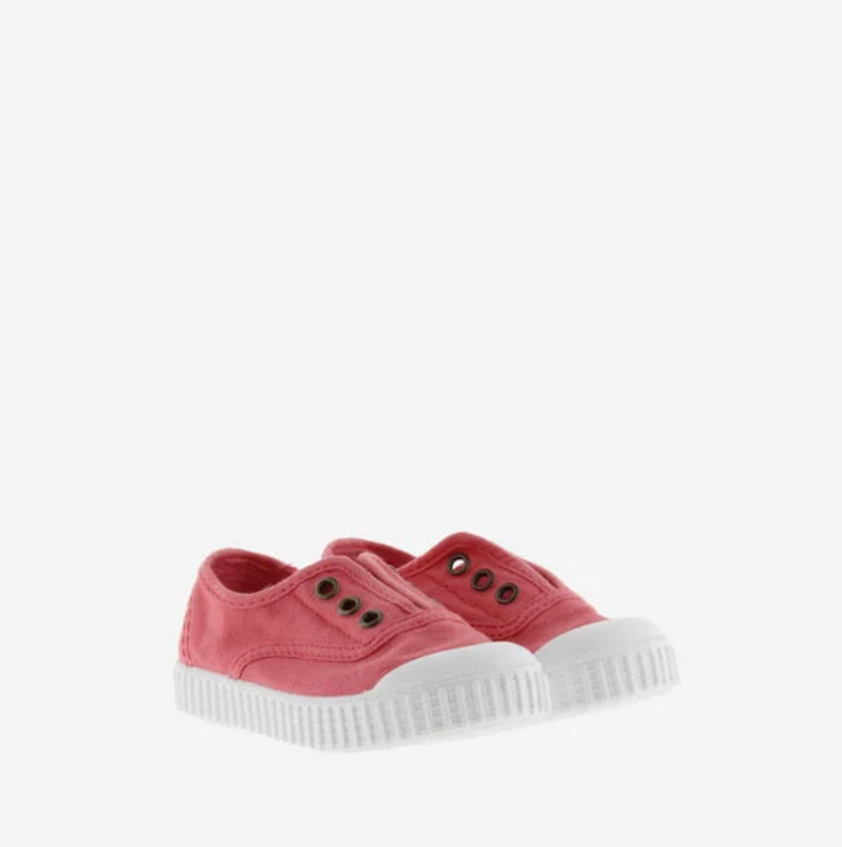 Victoria 1915 Canvas Elastic Plimsoll Coral