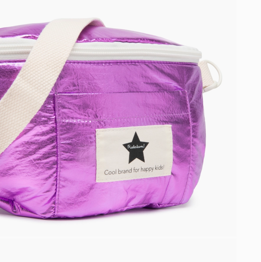 Ratatam Purple Metallic Fanny Pack