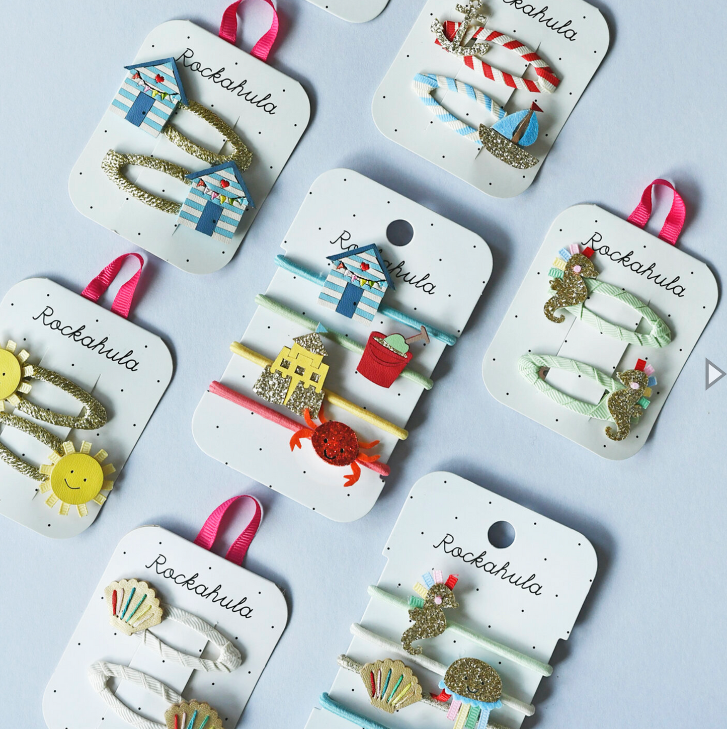 Rockahula Rainbow Seahorse Clips