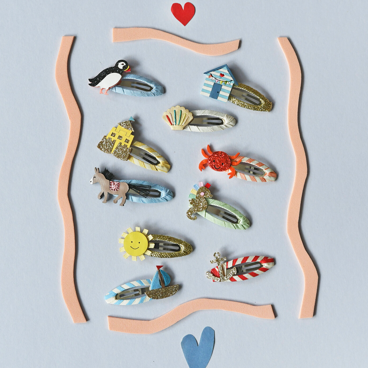Rockahula Rainbow Shell Clips
