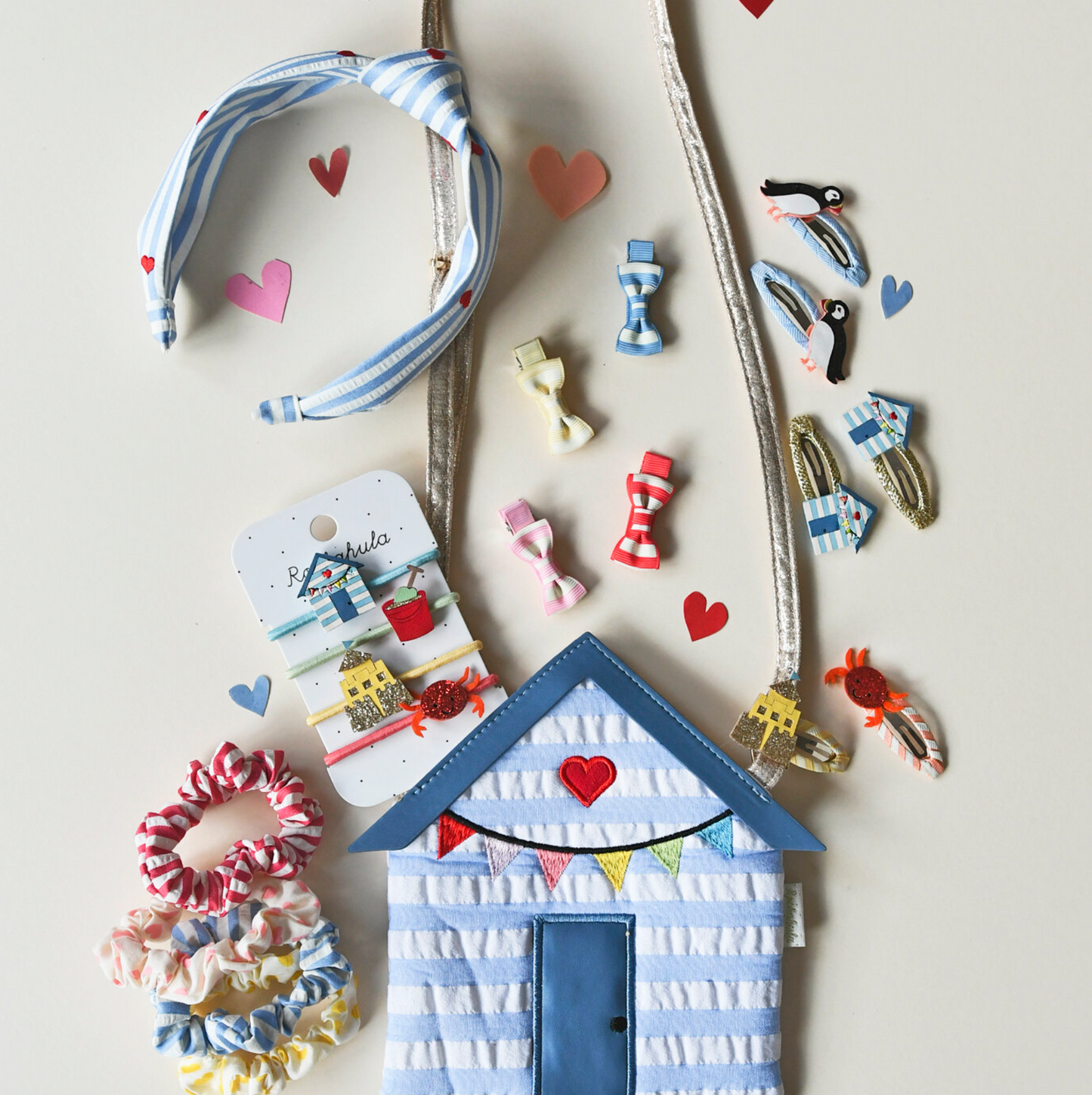 Rockahula Vintage Seaside Mini Bow Clips