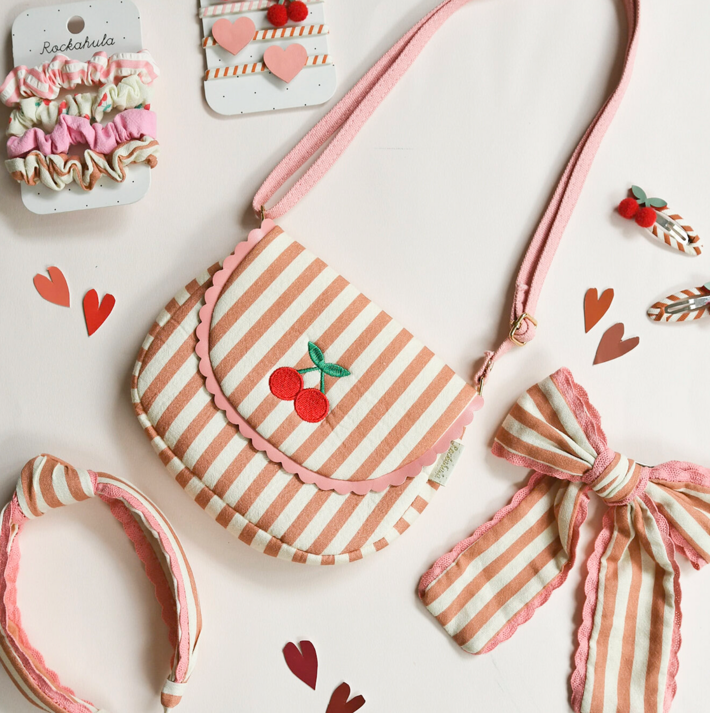 Rockahula Stripy Cherry Scallop Bag