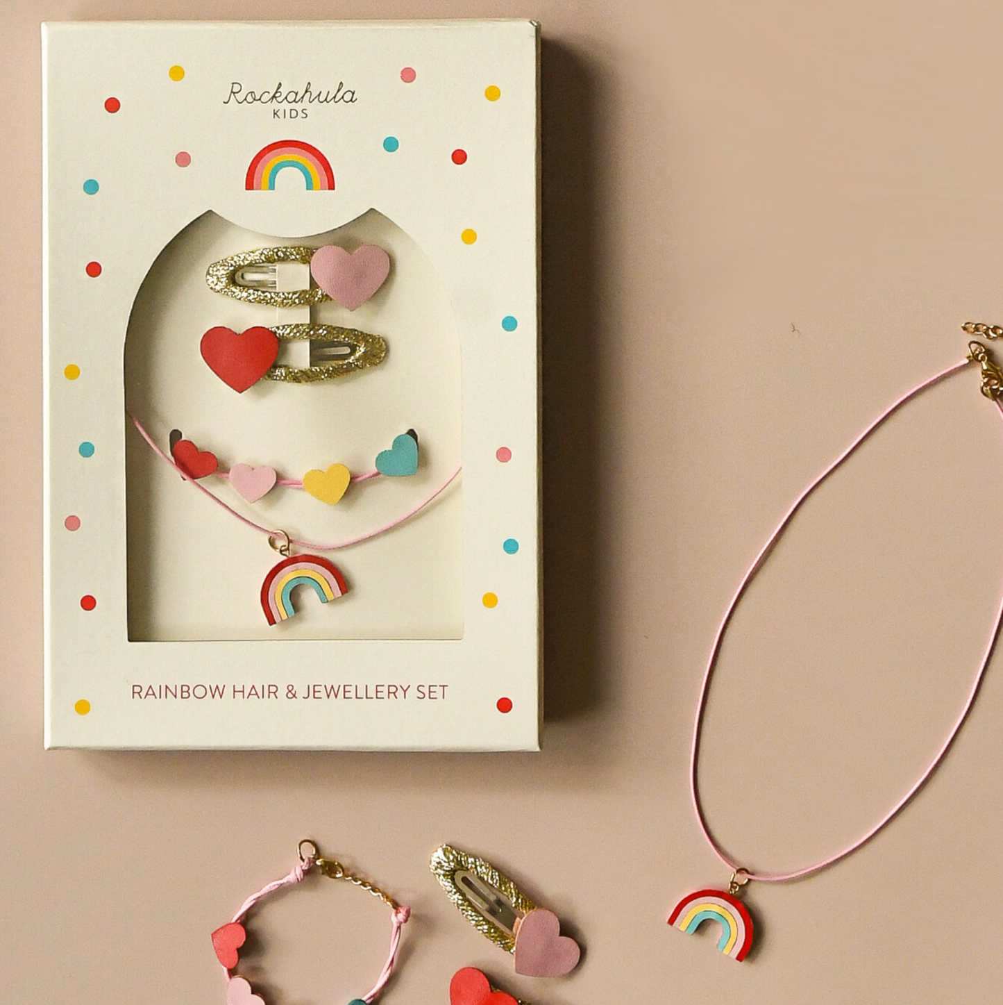 Rockahula Vintage Rainbow Hair & Jewellery Set