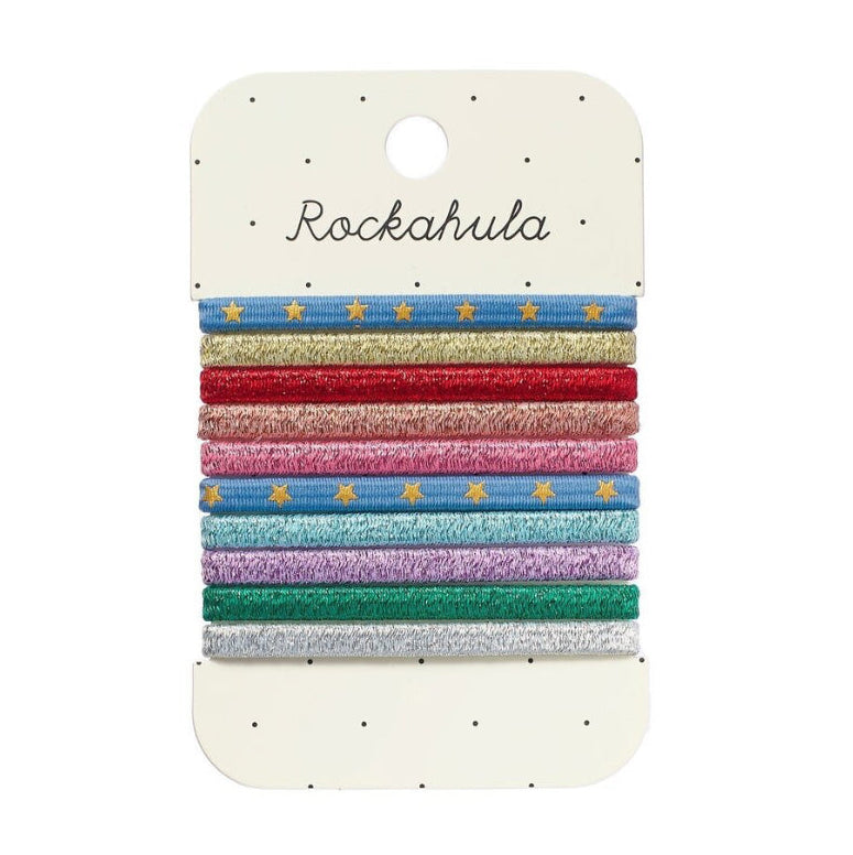 Rockahula Disco Shimmer Elastic Pony Pack