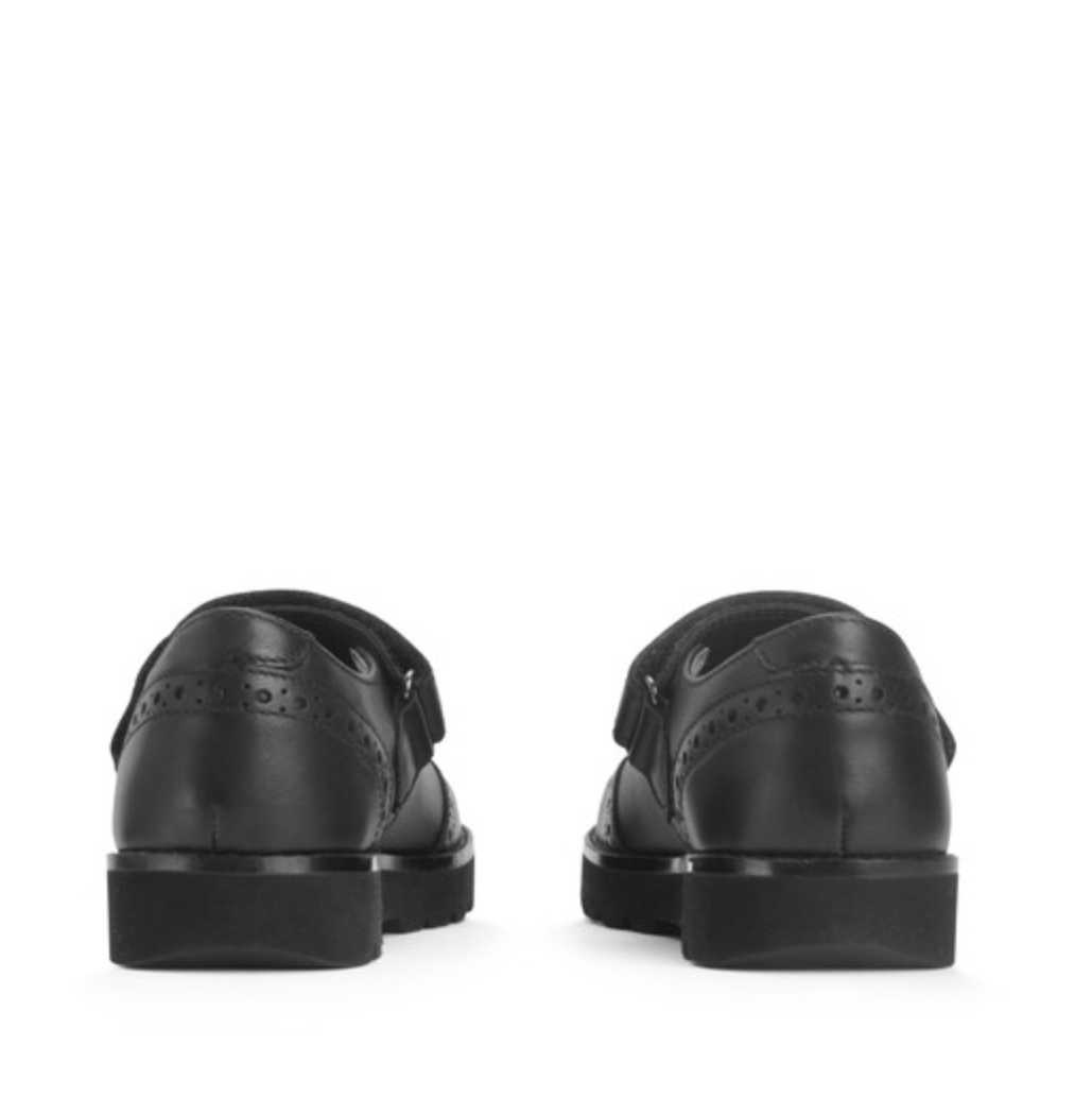 Start-Rite Cosmos leather girls rip-tape school shoes