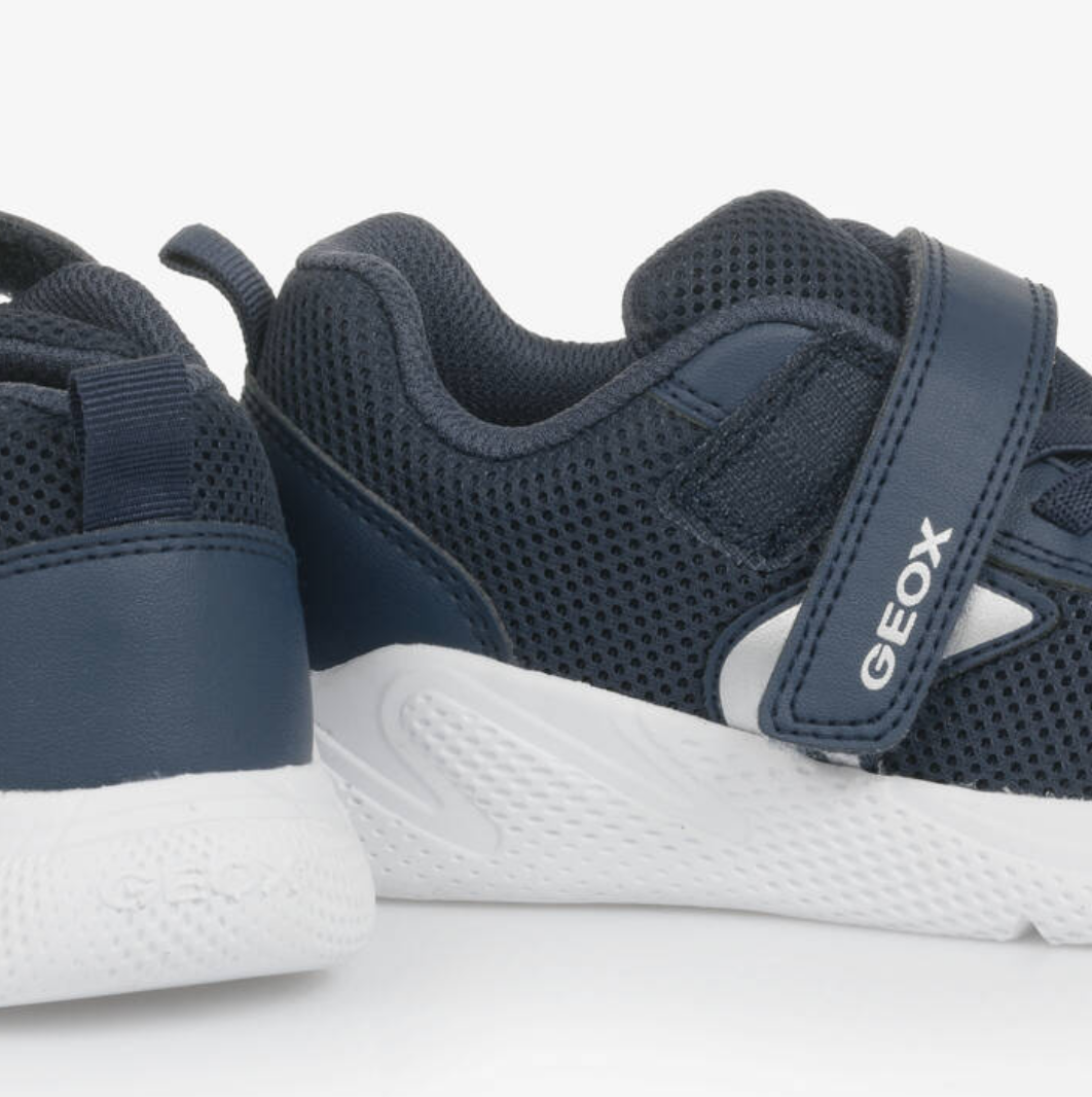 GEOX J Sprintye Navy Mesh Trainer