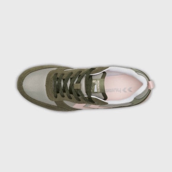 Hummel Monaco 86 Olive Trainers