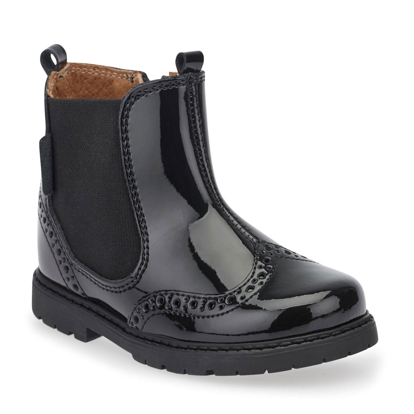 Start-Rite Chelsea Black Patent Boots