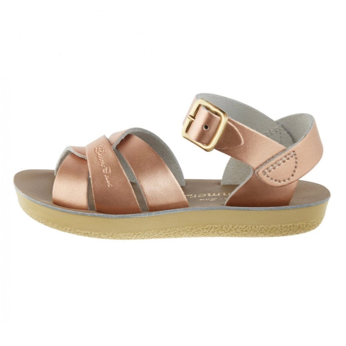 Saltwater Swimmer Rose Gold Kids Sandals