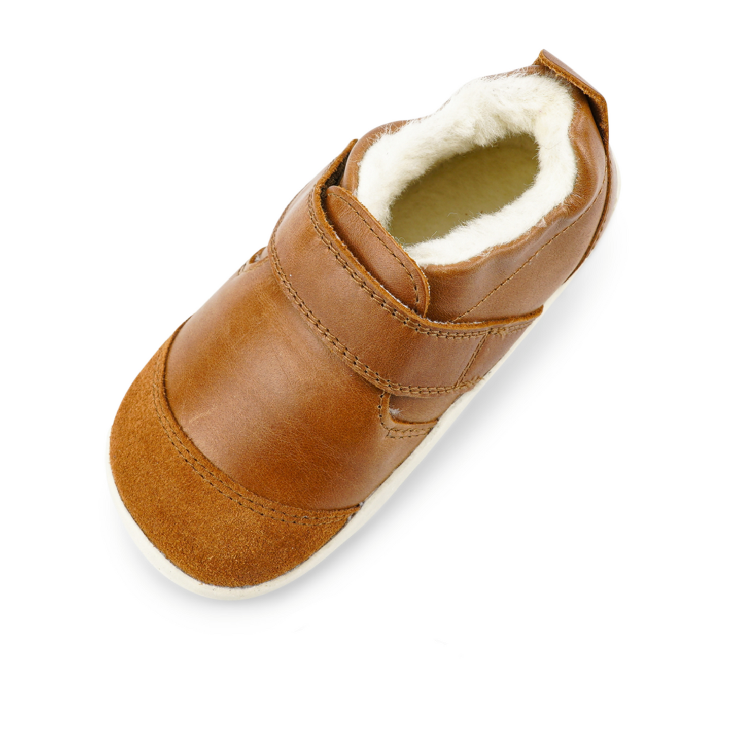 Bobux Marvel Arctic Caramel lined Leather Shoes