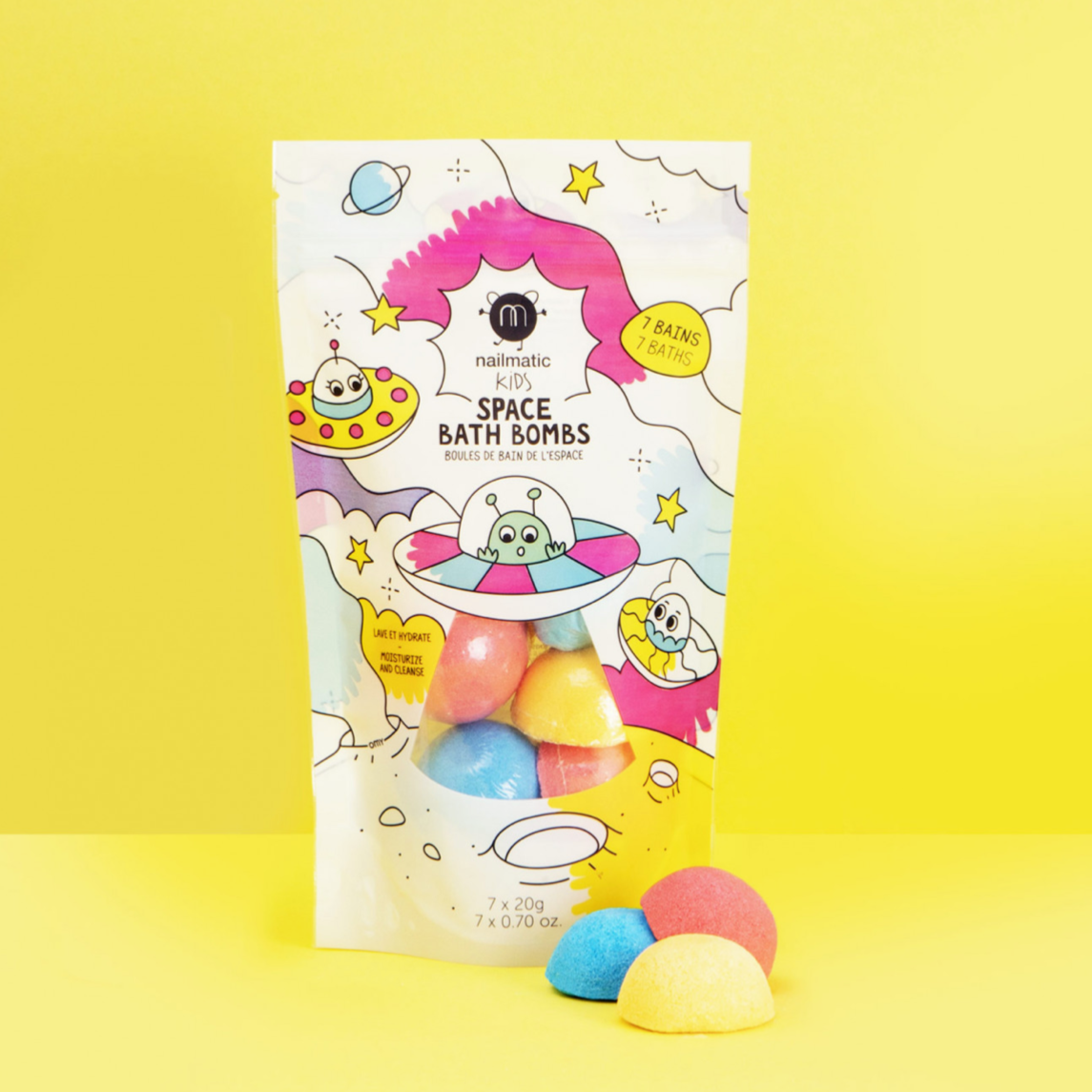 Nailmatic Kids Space Bath Bombs