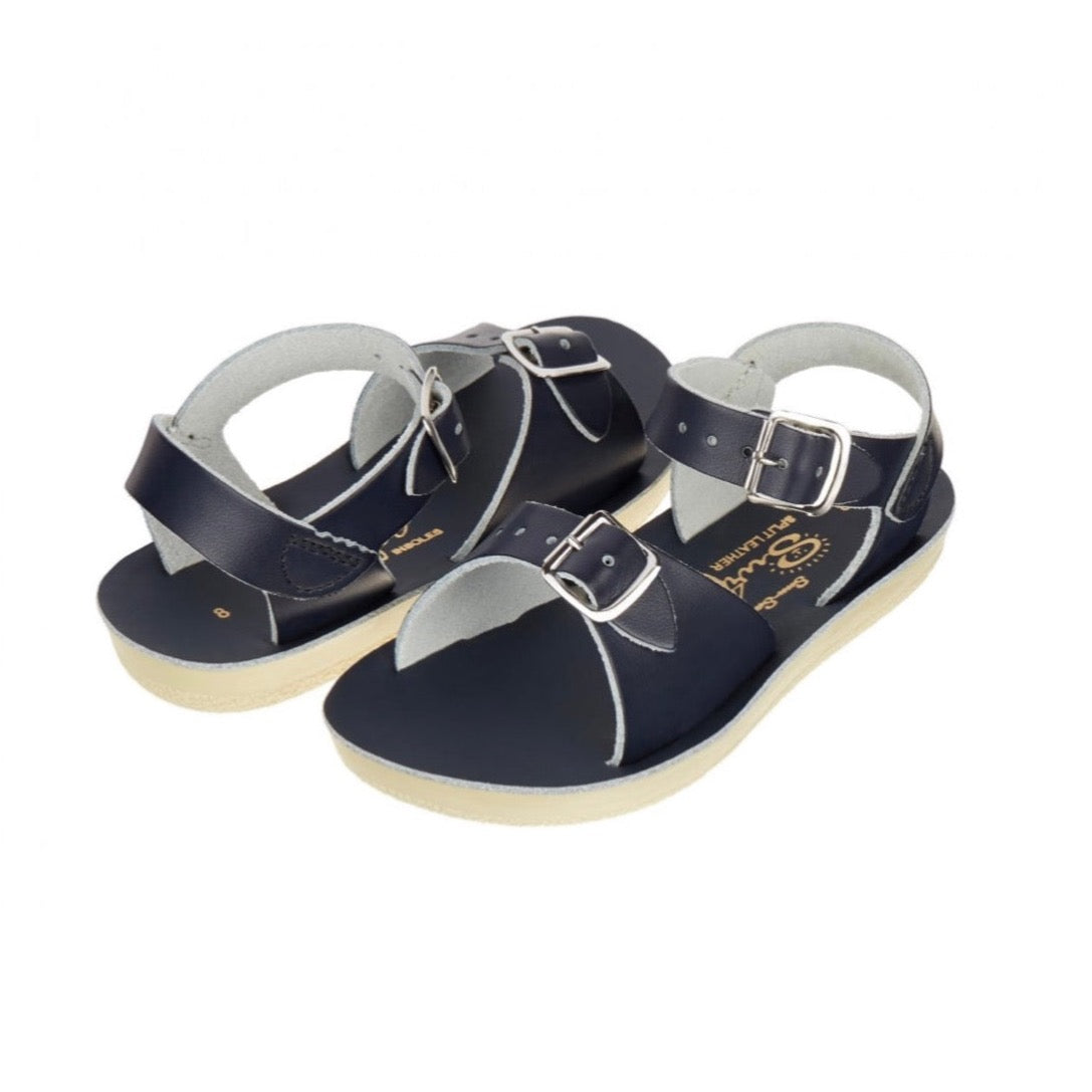 Saltwater Surfer Navy Kids Sandals