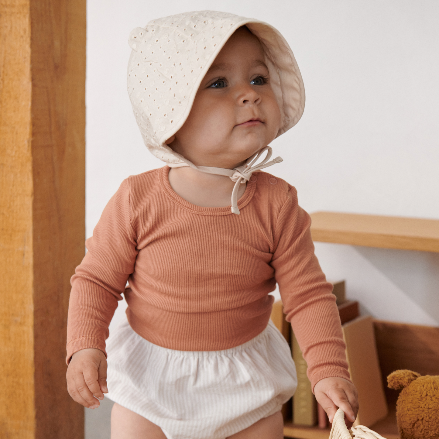 Liewood Rae Sun Hat Stripe Blue Wave/Crème