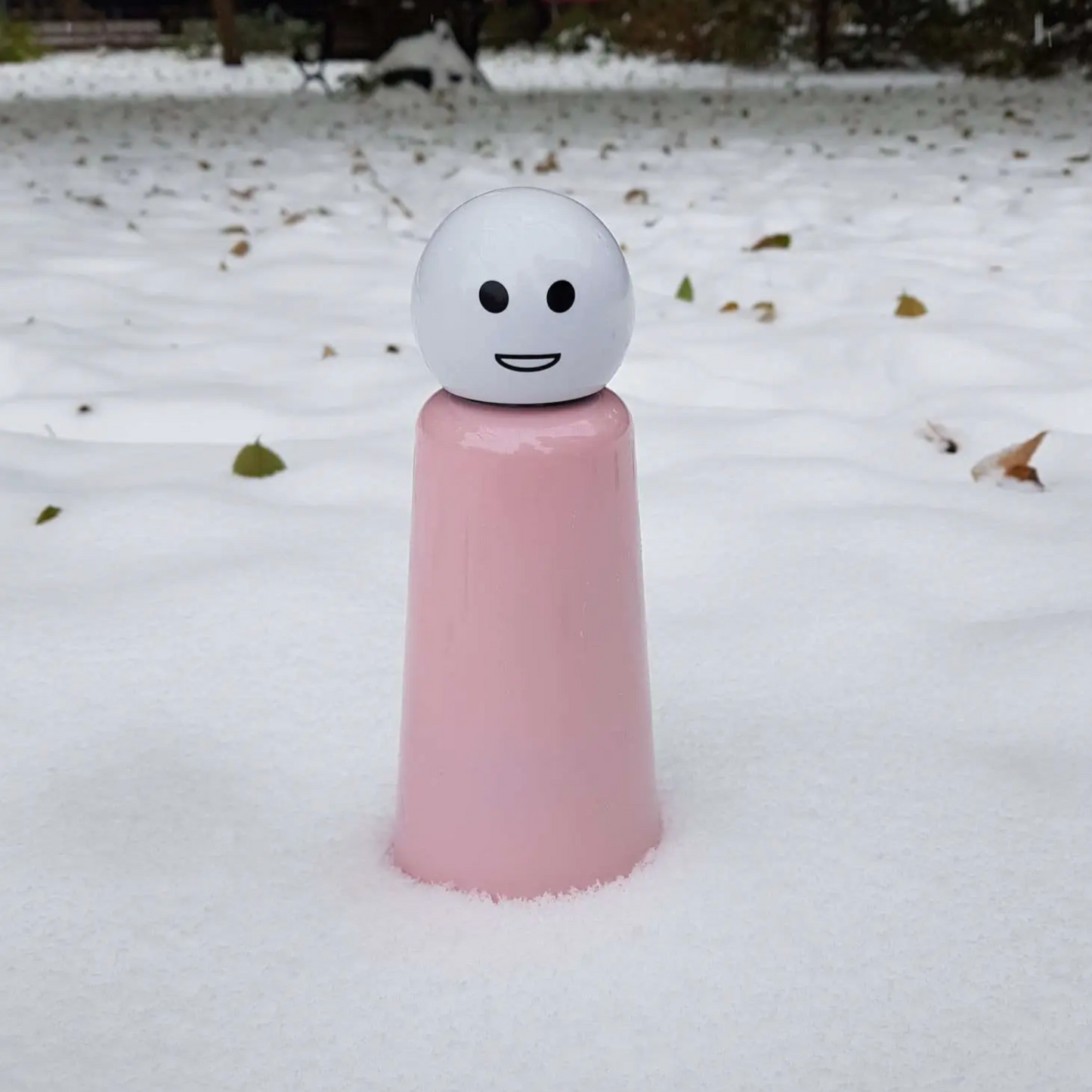 Lund London Skittle Bottle 500ml Pink and White Smile