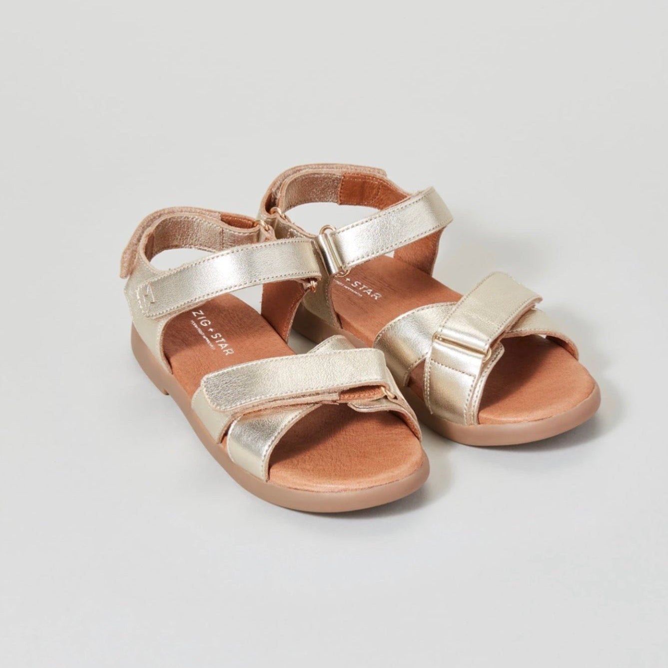 Zig & Star Rae Children's Gold Sandals