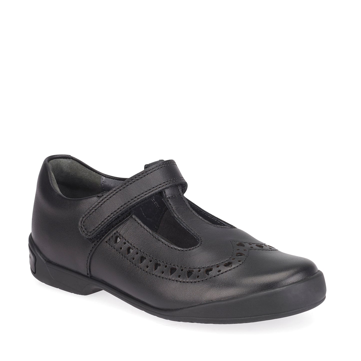 Start-Rite Leapfrog Black Leather School Shoes