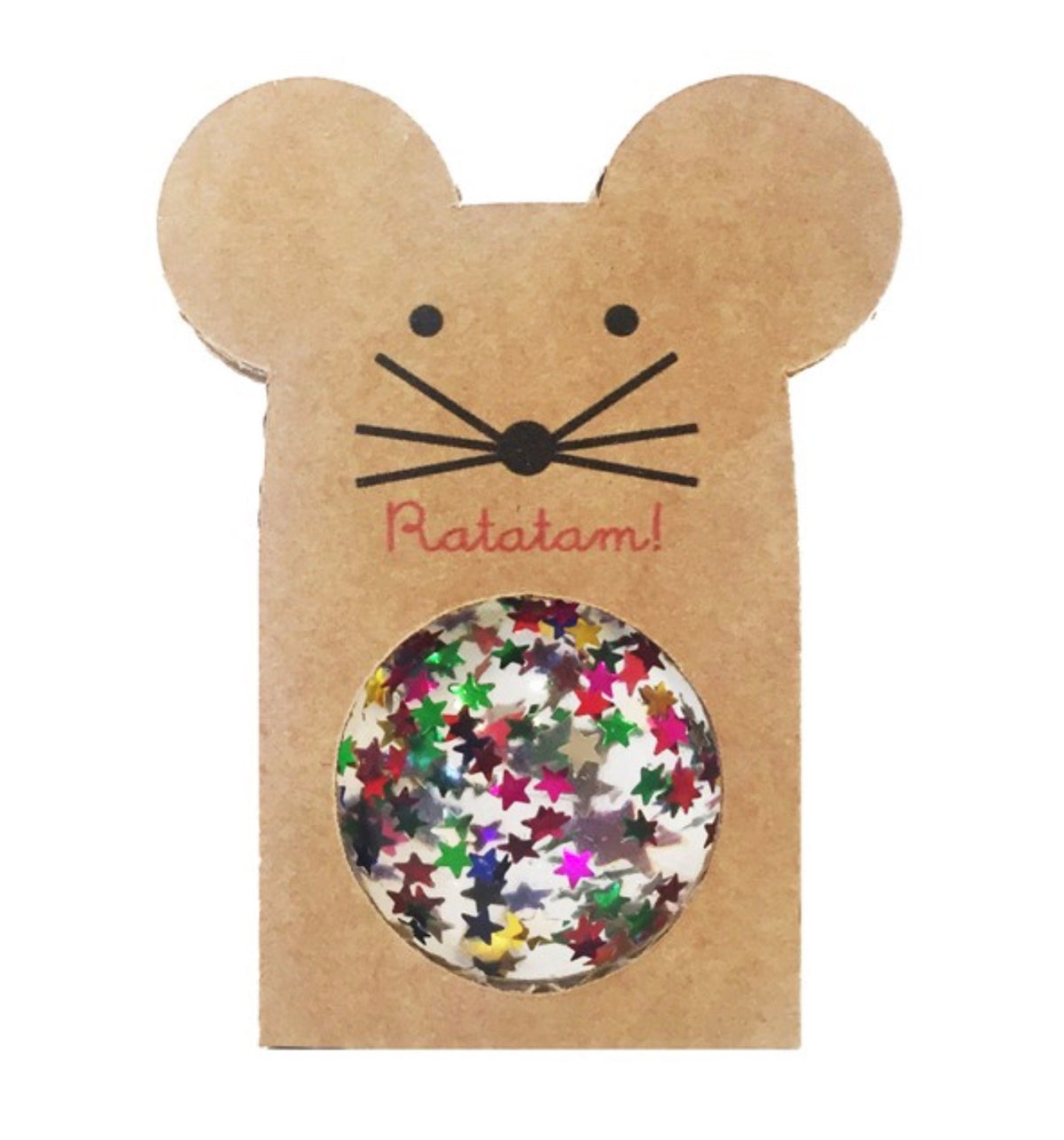 RATATAM - 43mm Multicolour Glitter Mouse Bouncing Ball