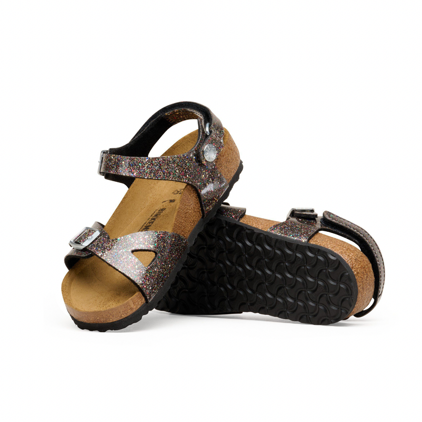 Birkenstock Rio AS Kids Cosmic Sparkle Black Multi