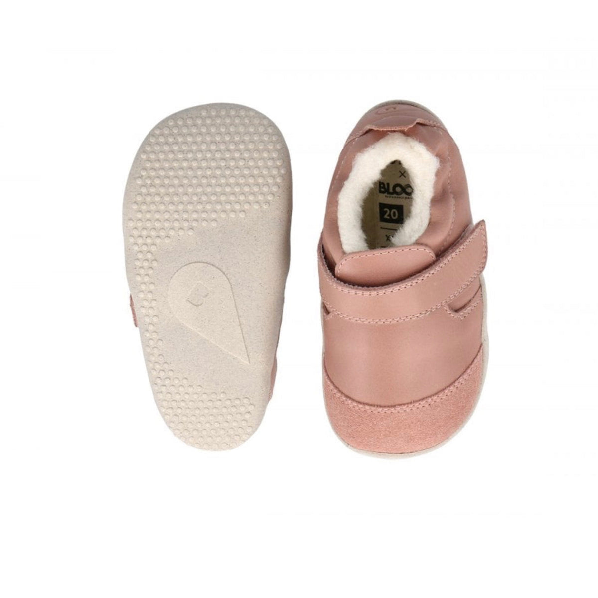 BOBUX MARVEL ARCTIC LINED LEATHER SHOES - ROSE