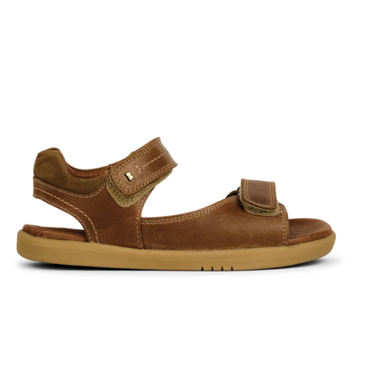 Bobux Driftwood Caramel Kids Leather Sandals